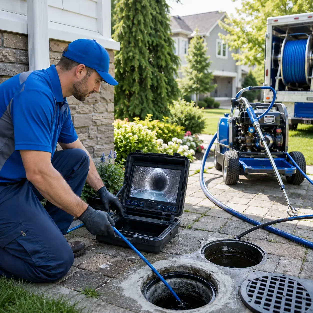 Outdoor drain cleaning professionals serving Manawa, WI