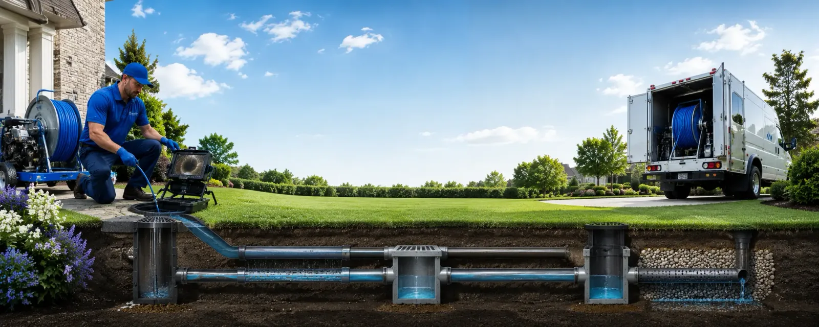 Outdoor drain cleaning information for Manawa, WI